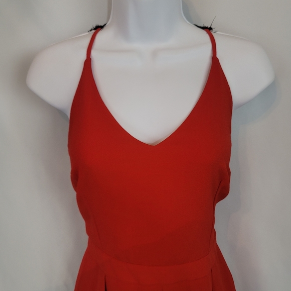 ❤Atmosphere Red Romper - Picture 2 of 8
